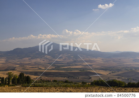 Typical Tuscan landscape near Montepulciano and Monticchielo, Italy Typical Tuscan landscape near Montepulciano and Monticchielo, Italy 84500776