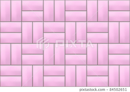 Pink seamless subway tile pattern. Vector metro wall or floor texture Pink seamless subway tile pattern. Vector metro wall or floor texture 84502651