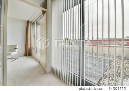 Beautiful window design in a modern house Beautiful window design in a modern house 84503755