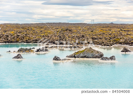 Blue Lagoon natural resort thermal pool near Reykjavik, Iceland Blue Lagoon natural resort thermal pool near Reykjavik, Iceland 84504008