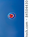 Parachute with the flag of turkey against the blue sky 84504430