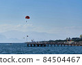 Parachute over the sea, a resort water activities 84504467