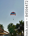 Parachute over the sea, a resort water activities 84504472