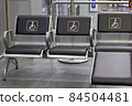 Places for people with disabilities in a public place 84504481