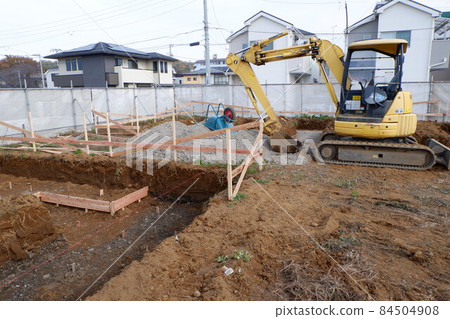 Housing construction site Housing construction site 84504908
