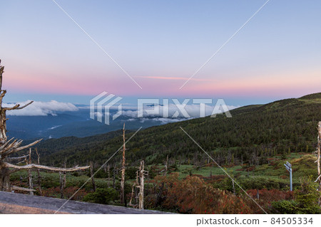 From Hachimantai to Mt. Moriyoshi's sea of clouds 84505334