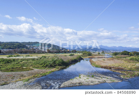 Scenery from Wadabashi, Takasaki City, Gunma Prefecture Scenery from Wadabashi, Takasaki City, Gunma Prefecture 84508890