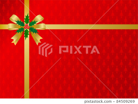 Christmas Ribbon Gold Ribbon Holly Hiiragi 84509269