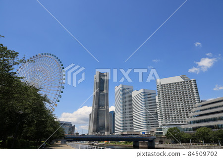神奈川縣橫濱市港未來區風景 神奈川縣橫濱市港未來區風景 84509702