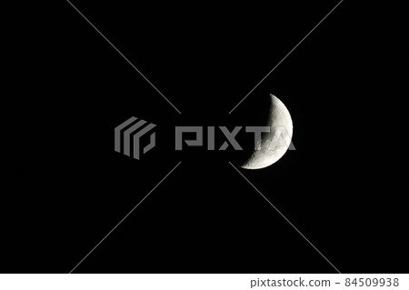 Hakushu-cho, Hokuto-shi, Moon age 5.2 Thin moon 84509938