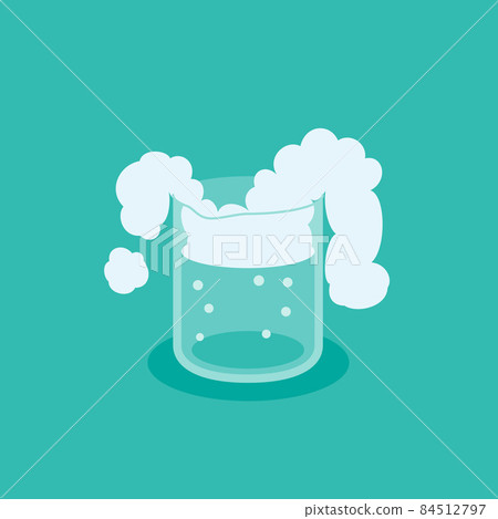 Liquid nitrogen and beaker Liquid nitrogen and beaker 84512797