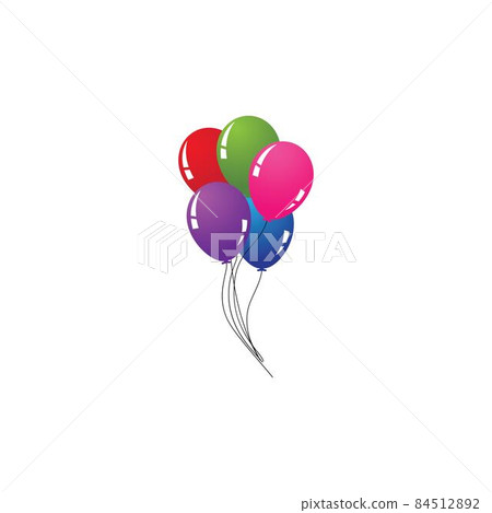 Realistic balloon illustration - Stock Illustration [84512892] - PIXTA