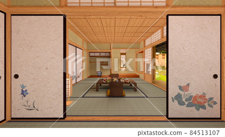 日式旅館和花園 84513107