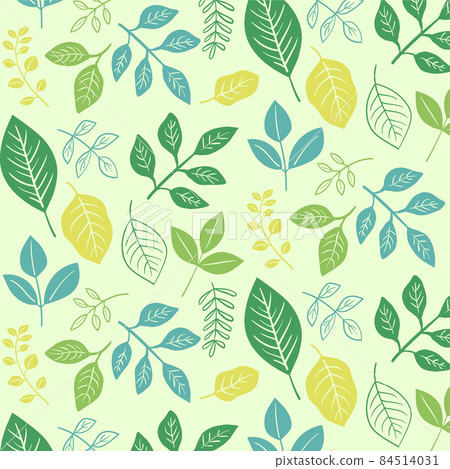 Leaf illustration pattern Leaf illustration pattern 84514031