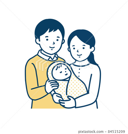 看嬰孩的夫婦 84515209