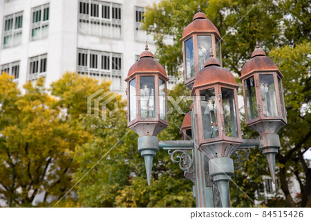Antique streetlight light 84515426