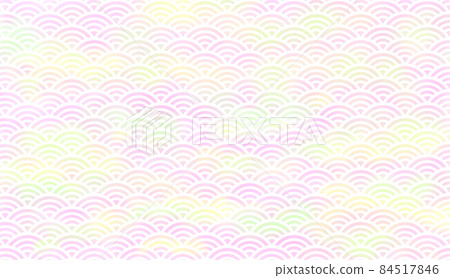 Pastel colored Qinghai wave background material Pastel colored Qinghai wave background material 84517846