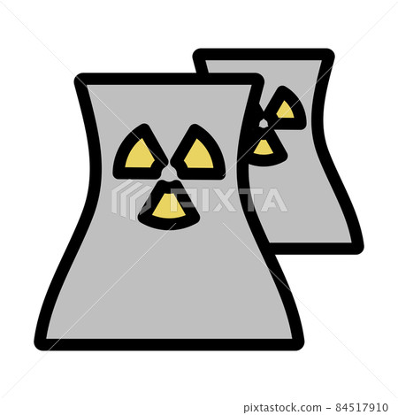 Nuclear Station Icon-插圖素材 [84517910] - PIXTA圖庫