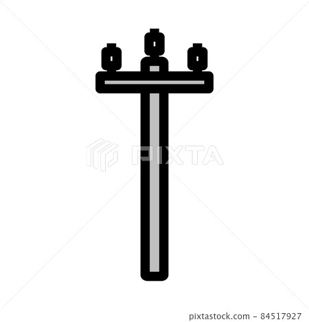 High Voltage Line Icon High Voltage Line Icon 84517927