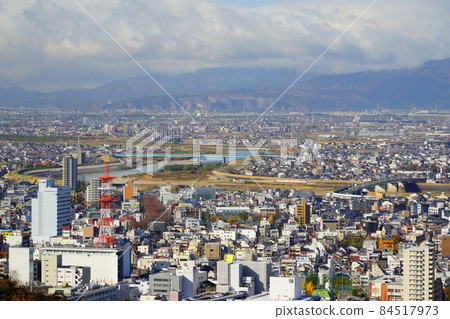 Gifu city in early winter seen from Jinhuashan Drive Way Observatory Gifu city in early winter seen from Jinhuashan Drive Way Observatory 84517973