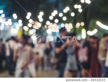 Festival Event Party outdoor People Blur Background 84518115