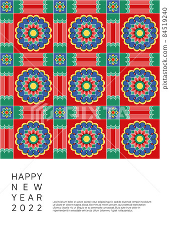 Korean traditional pattern illustration 04 Korean traditional pattern illustration 04 84519240