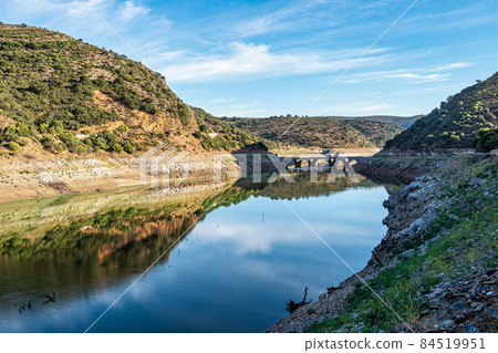Landscape view of Monfrague National Park. Caceres, Extremadura, Spain 84519951
