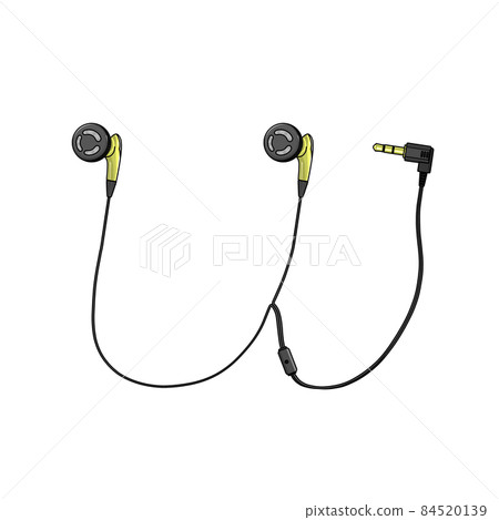 U-type earphone (inner ear type, 3.5mm L-type stereo mini plug) U-type earphone (inner ear type, 3.5mm L-type stereo mini plug) 84520139