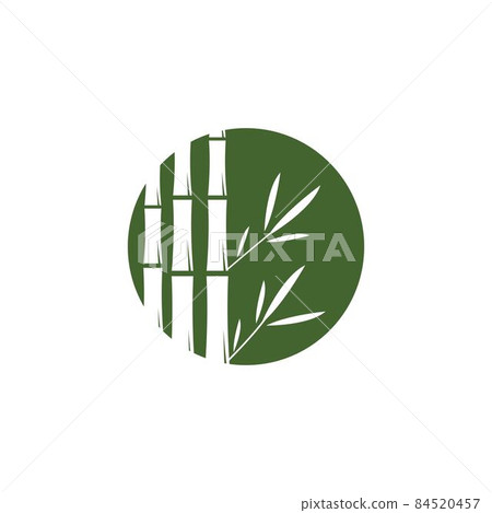 Bamboo with green leaf Bamboo with green leaf 84520457