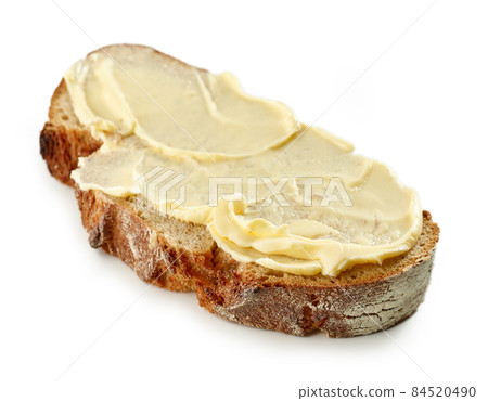 bread slice with butter bread slice with butter 84520490