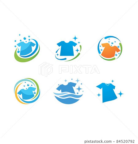 Laundry logo vector Laundry logo vector 84520792
