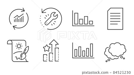 Recovery Column Column Process Symbol Recovery tool, Column chart and Document line... - Stock Illustration ...