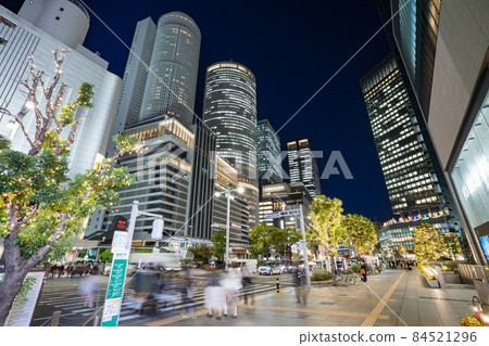 名古屋市中村區、名古屋站、燈飾、JR Central Towers、美聯廣場 名古屋市中村區、名古屋站、燈飾、JR Central Towers、美聯廣場 84521296