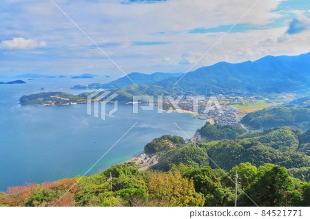[山口縣] 從飯之山天文台看到的鎖大島 84521771