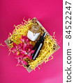 gift box with cosmetics on the theme of Valentine's day, birthday and wedding 84522247