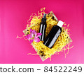 gift box with cosmetics on the theme of Valentine's day, birthday and wedding 84522249