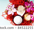 gift box with cosmetics on the theme of Valentine's day, birthday and wedding 84522255