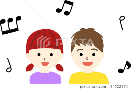 唱歌的兩個孩子的面孔 唱歌的兩個孩子的面孔 84522274