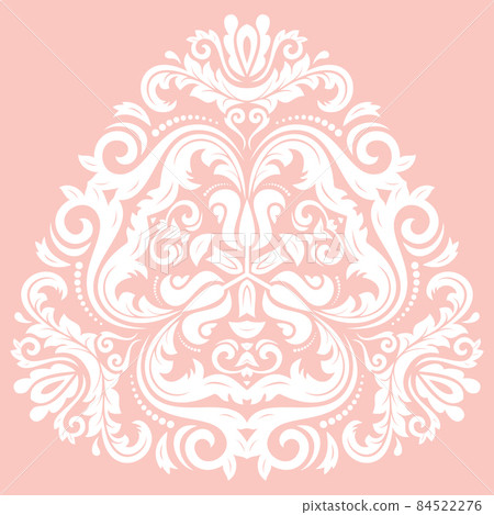 Elegant Triangular Ornament in Classic Style 84522276
