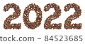 2022 made of coffee beans 84523685