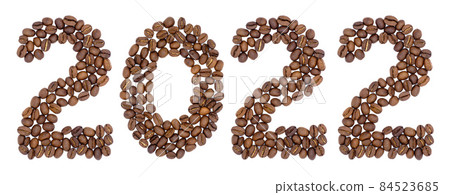 2022 made of coffee beans 2022 made of coffee beans 84523685