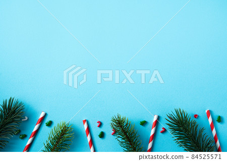 Christmas background top view holiday decoration Christmas background クリスマスバック Christmas background top view holiday decoration Christmas background クリスマスバック 84525571