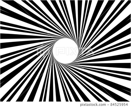 Concentrated line frame frame rotation sucked in black monochrome Concentrated line frame frame rotation sucked in black monochrome 84525954