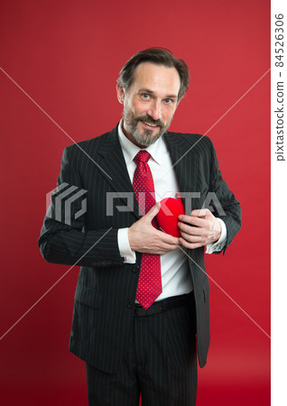 Pure feelings. Man mature handsome guy wear elegant  84526306