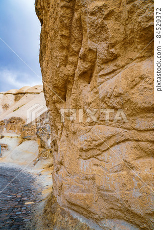 Turkey Cappadocia strange rock formation 84529372