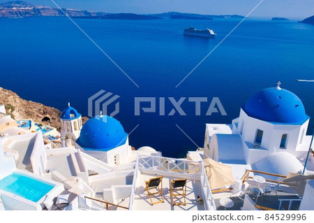 Santorini Aegean luxury liner 84529996