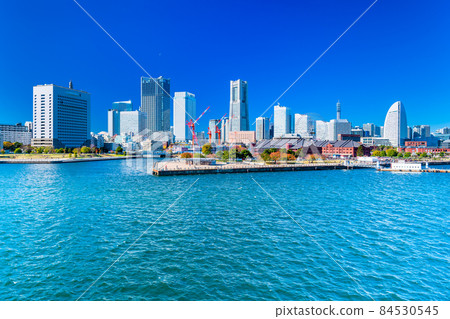 神奈川橫濱港未來風光 84530545