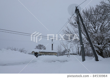 Hokkaido Bifuka JR Soya Main Line Monponai Station 84530964