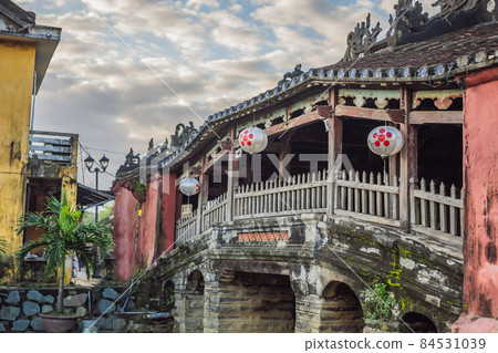 Beautiful Japanese Bridge in Hoi An. Vietnam 84531039