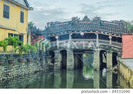 Beautiful Japanese Bridge in Hoi An. Vietnam 84531090